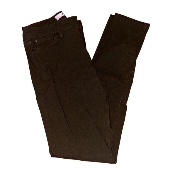 2. Forest Green Tight-Leg Pants (Jean Material) – Fits Like Size 8/10 - Picture 2 of 3